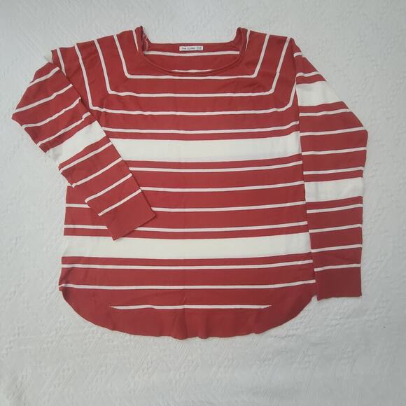 Pink Clover Stitch Fix Valencia orange long sleeve knit top  XXL Office church - Picture 1 of 8